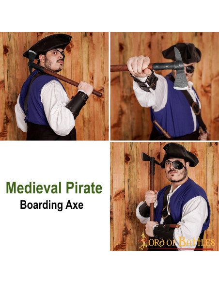 Machado de embarque pirata com cabeça...
