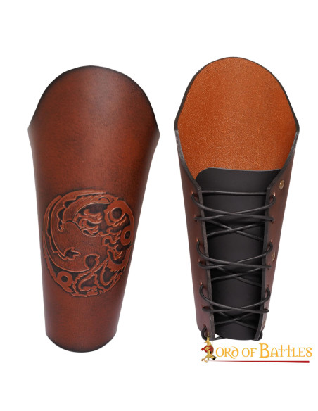 Pulseiras medievais de dragão nórdico