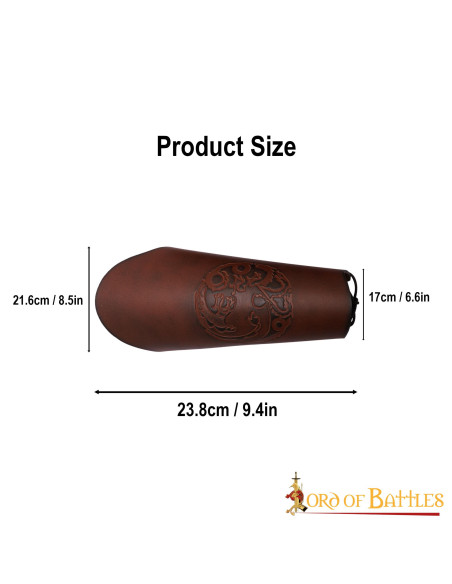 Pulseiras medievais de dragão nórdico