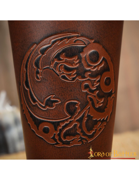 Pulseiras medievais de dragão nórdico