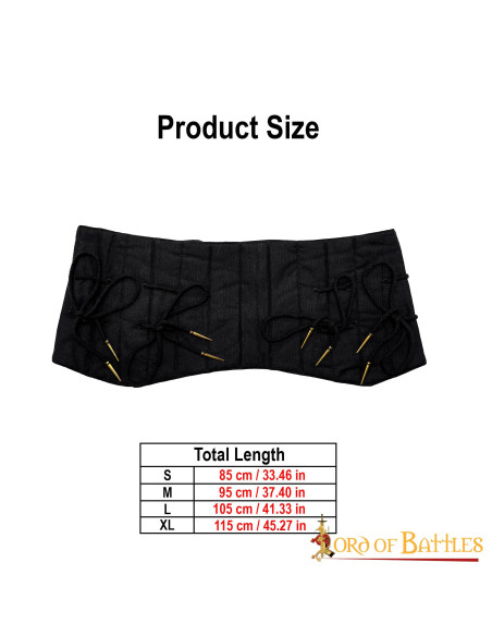 Cinto largo acolchoado para construir...