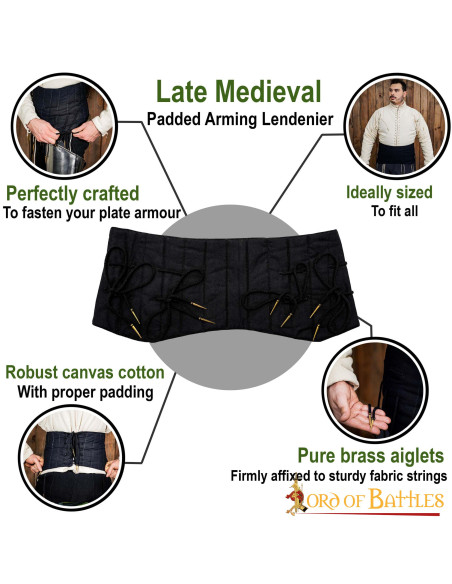 Cinto largo acolchoado para construir...