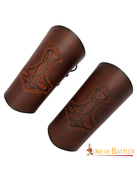 Braceletes Viking Martelo de Thor,...