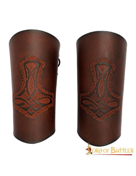 Braceletes Viking Martelo de Thor,...