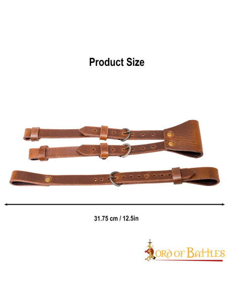 Baldric para espada composto por 3...