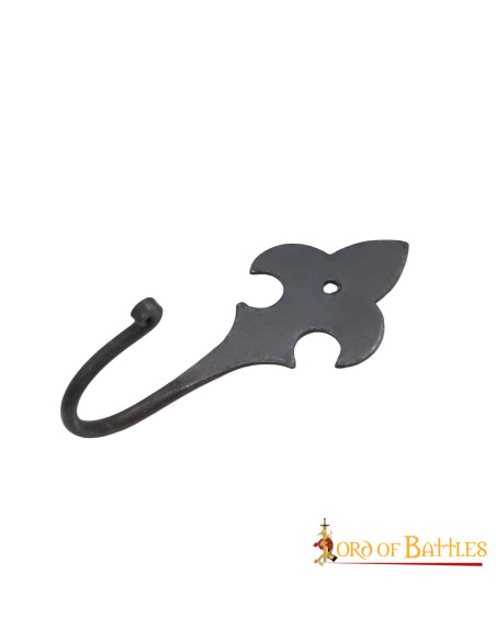 Cabide medieval de flor de lis em...