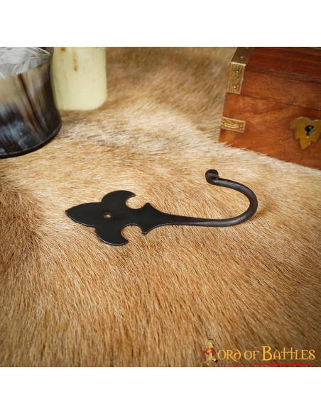 Cabide medieval de flor de lis em...