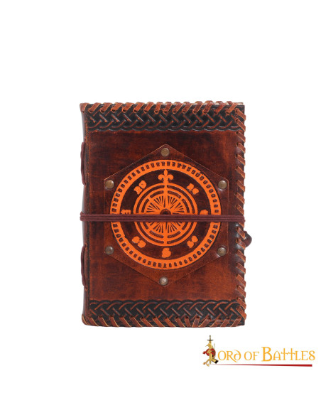 Caderno Navigator's Compass em couro