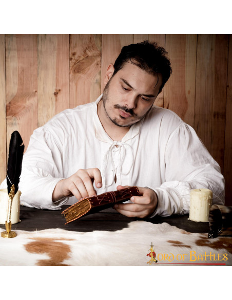 Caderno Navigator's Compass em couro