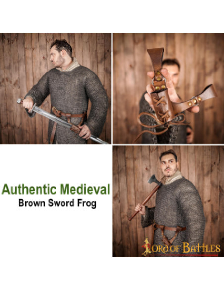 Pequeno baldric medieval para espadas...