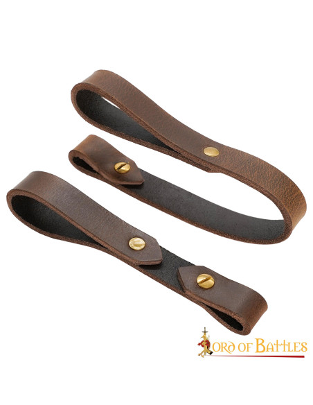 Tahalí medieval para espadas com bainha