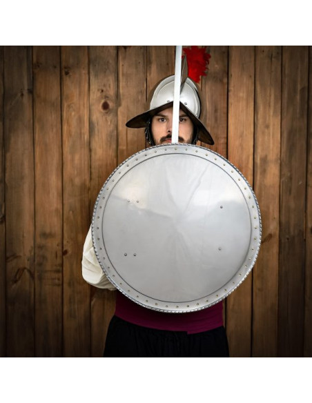 Recreações e decoração de broquel de...