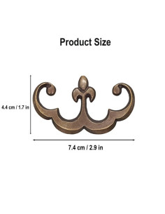 Conjunto de 3 molduras Flor de Lis 2