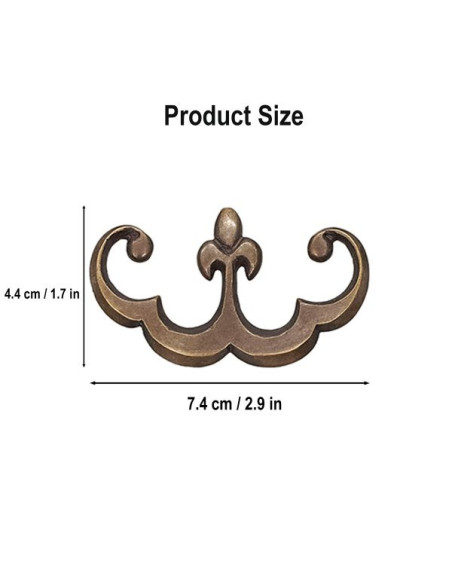Conjunto de 3 molduras Flor de Lis
