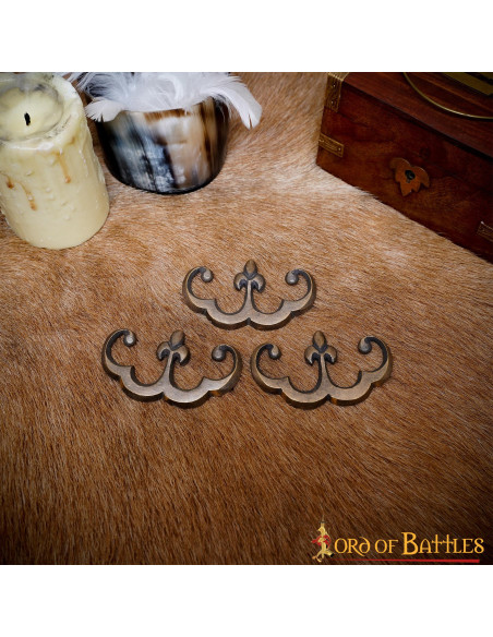 Conjunto de 3 molduras Flor de Lis