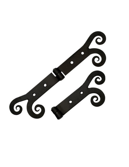 Par de dobradiças de porta vintage em...