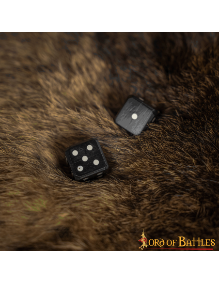 Pacote com 6 dados de chifre com...