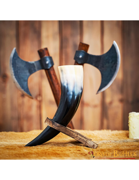 Suporte original para chifres em madeira