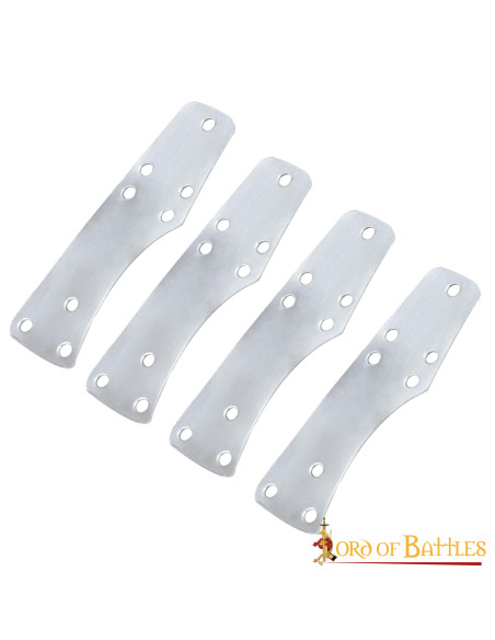 100 placas de ripas de aço Lombard...