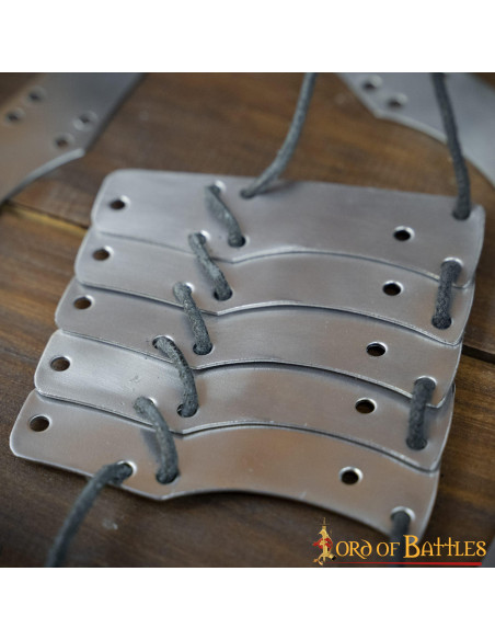 100 placas de ripas de aço Lombard...