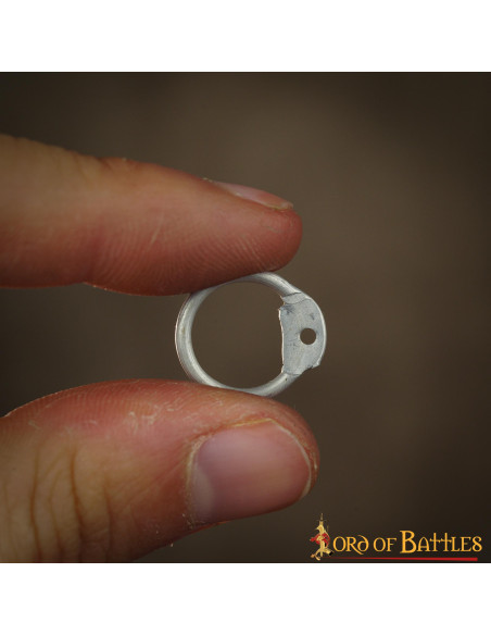 Anéis de cota de malha de alumínio...