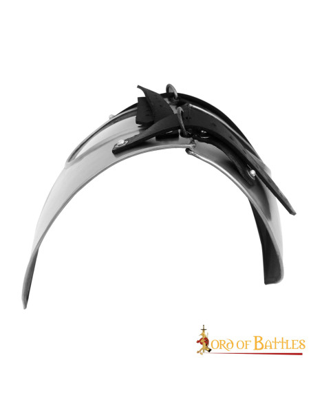 gorjal de aço medieval clássico