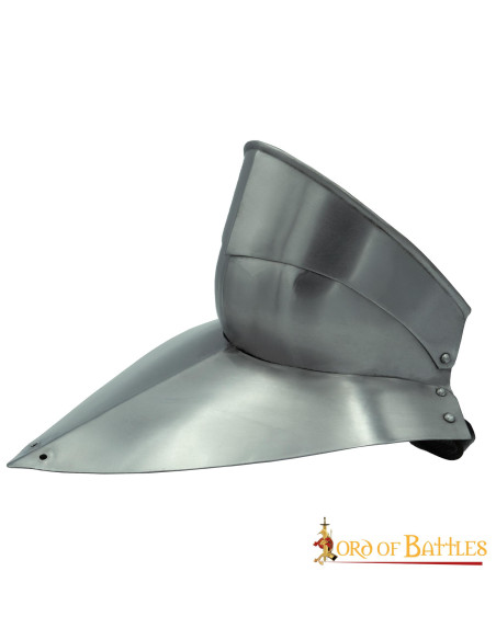 Gorjal medieval com babete, séc. XV