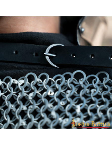 Gorjal medieval com babete, séc. XV