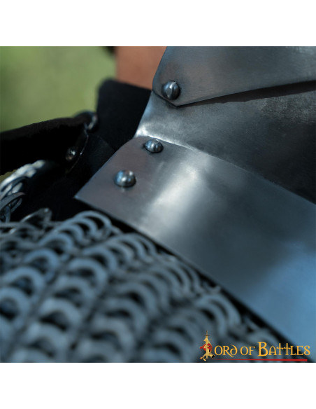 Gorjal medieval com babete, séc. XV