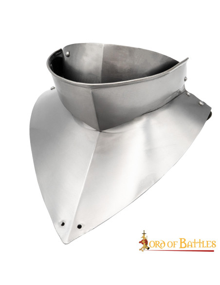 Gorjal medieval com babete, séc. XV