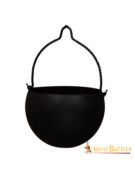 Caldeirão de cozinha medieval em...