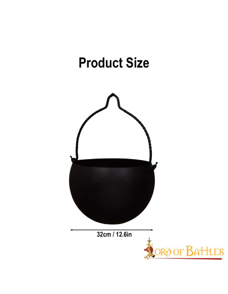 Caldeirão de cozinha medieval em...