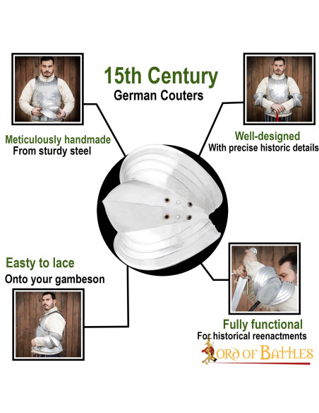 Cotoveleiras medievais alemãs, século XV