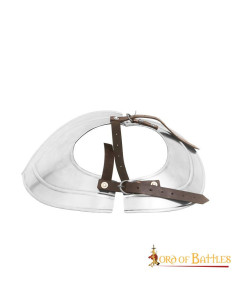 Gorjão medieval simples em aço macio 2