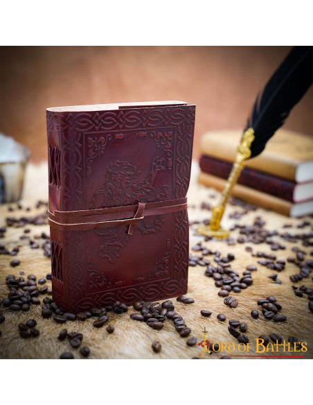 Diário heráldico de leão desenfreado...