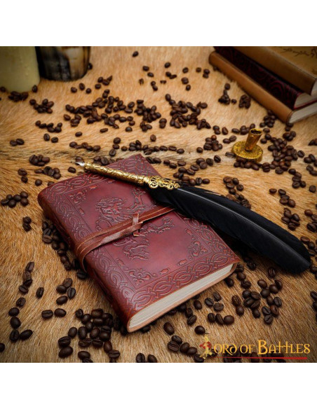 Diário heráldico de leão desenfreado...