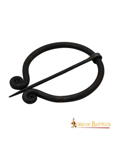 Broche de manto funcional de ferro...