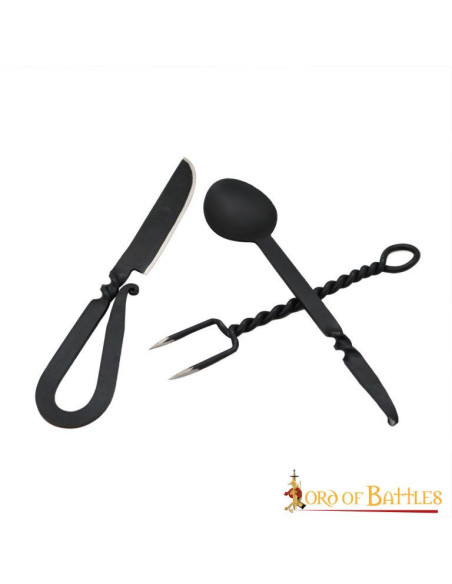 Conjunto de talheres de aço...