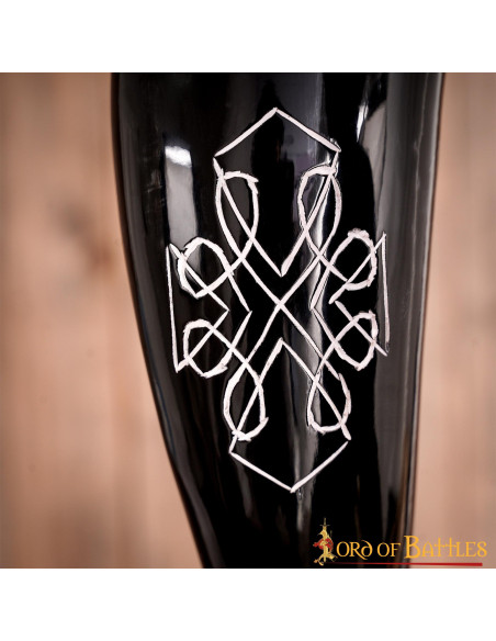 Chifre de Boi para Beber com Desenho...