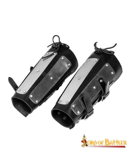 Pulseira de couro genuíno reforçada...