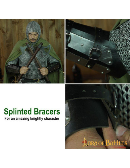 Pulseira de couro genuíno reforçada...