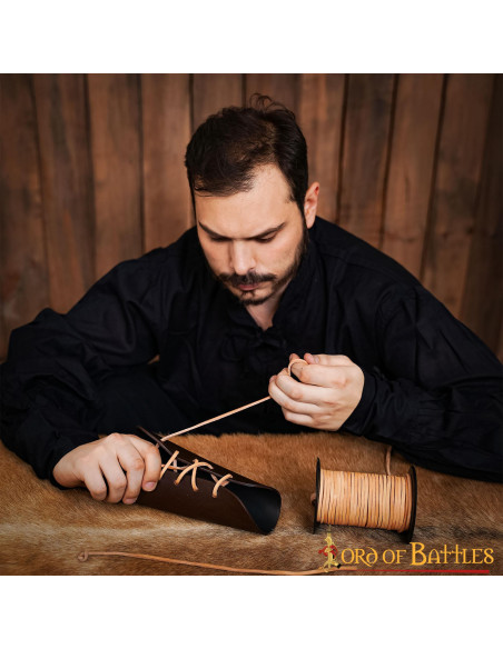 Carretel de couro natural (50 mts.)