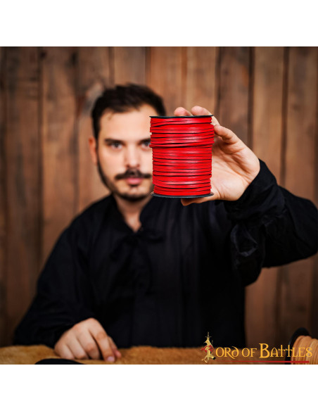 Bobine de couro vermelho (50 mts.)