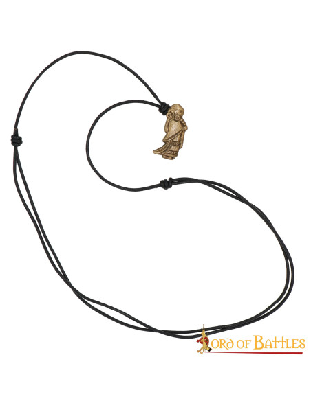 Pingente Valquíria de latão Viking