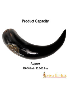 Buzina com nós celtas gravados 2