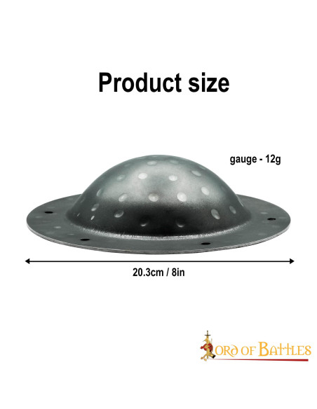 Umbo rústico para escudos vikings e...