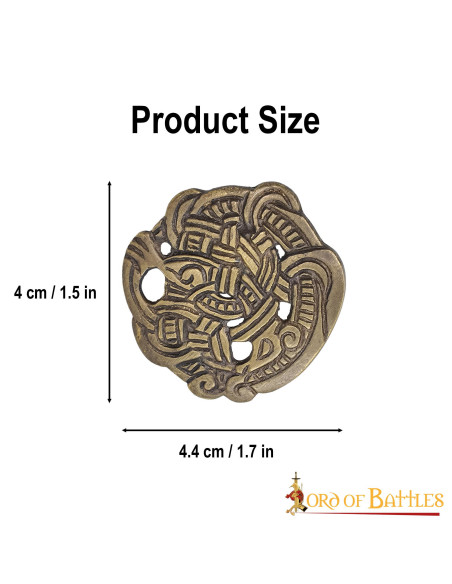 Conjunto de 5 botões Viking Greiftier