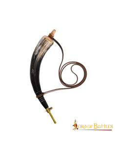 Caixa de pó de chifre de boi 2