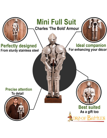 Armadura em miniatura Duque de...