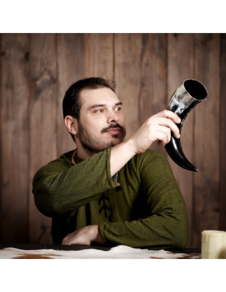 Buzina Viking com desenho de Leão...